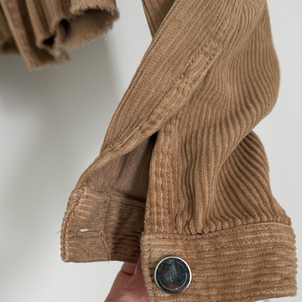 Zara Tan Corduroy Jean Jacket - Picture 4 of 7